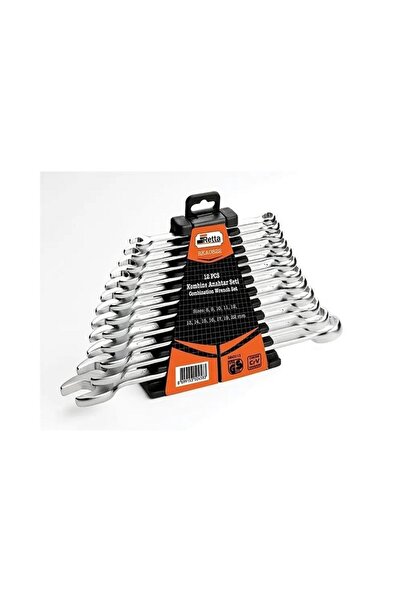 Retta مجموعة مفاتيح مدمجة مكونة من 12 قطعة - rka0822 (وصفة مفتوحة الفم، نجمة ...