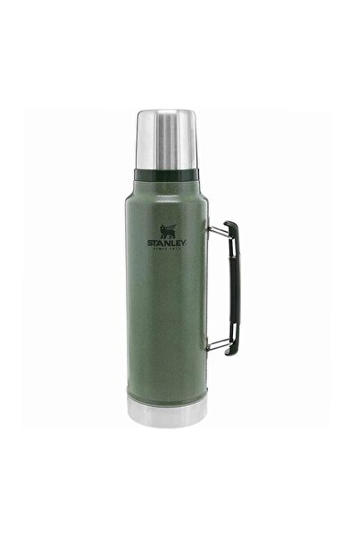 Stanley 1L Classic Legendary Bottle Hammertone Green - Efsane Stanley Termos Yeşil
