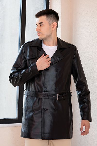 Hodore Lopez Men's Genuine Leather Coat