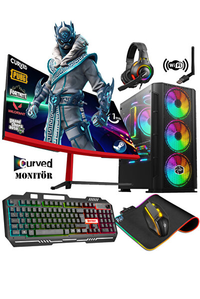 Gamepage Ztx40 Ryzen 5 3600 32gb 256gb Ssd 500gb Hdd Rx550 23.8" 144hz Masaüs...