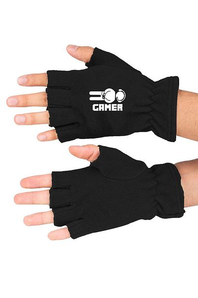 Leng Butik Gamer Winter Fleece Cut Gloves