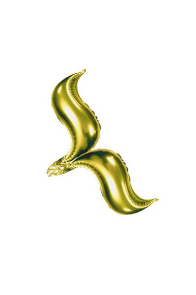 LOTUS PARTY 1 Piece Gold Color Mermaid Tail Foil Balloon