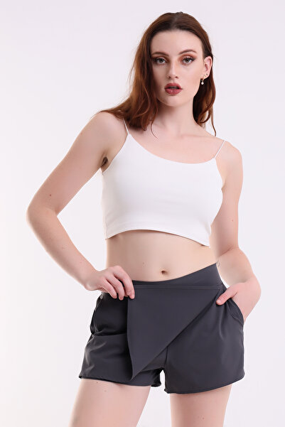 Winmoda34 Women's Skirt with Shorts, Underwear, Double Pocket, Sports & Sea beach shorts