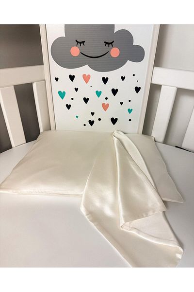 ICON SILK 100% Silk Baby Pillow Case 35*45 Cm 1 Piece (EKRU)
