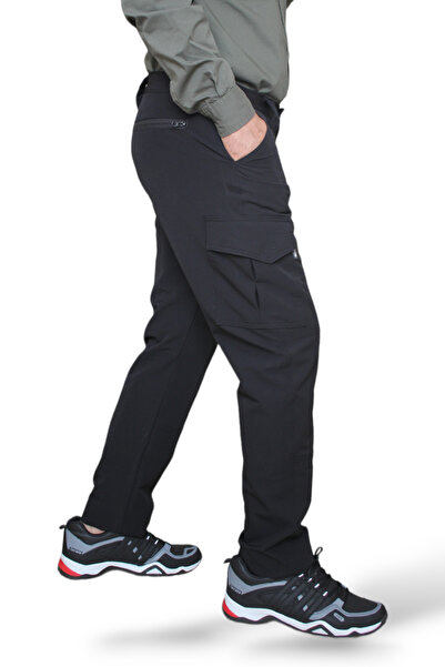 Nikbin Τακτικό παντελόνι εξωτερικού χώρου Trekking ύφασμα ελαστικό και ελαφρύ υλικό, συρόμενο νερό (SEASONICITY)