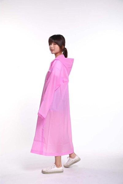 SARFEX Unisex Pink Water Windproof Raincoat Hooded