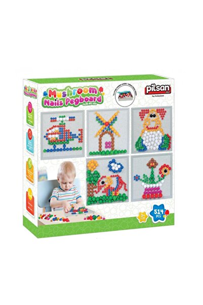 Generic Brand PILSAN Mushroom Nails Pegboard 03-333 - 512 Pieces with Educati...