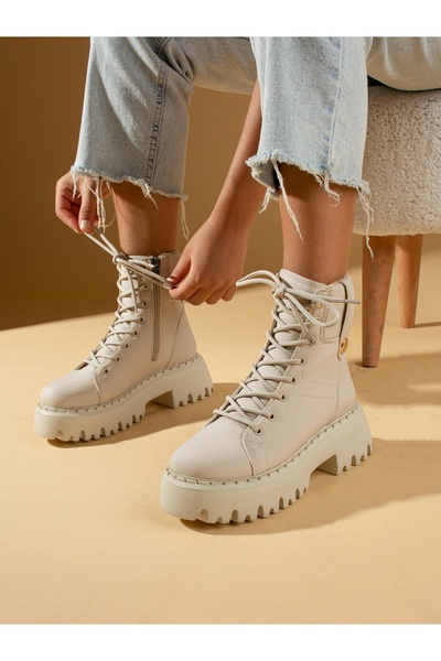 Alemdar Shoes PAMELA Ekru Kadın Postal