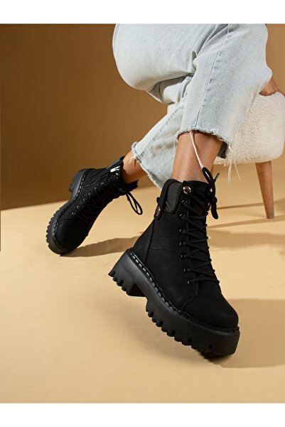 Alemdar Shoes Μαύρα γυναικεία μποτάκια