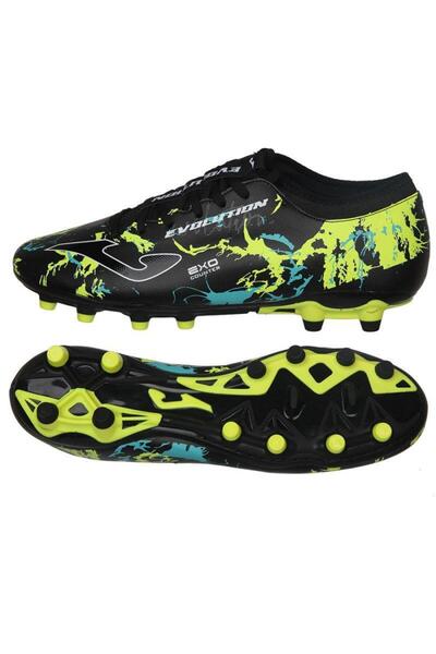 Joma EVOLUTION 2301 BLACK LEMON FLUOR FIRM GROUND CRAMPON