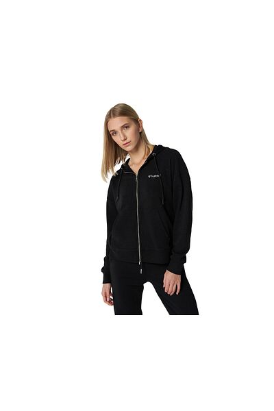 hummel Γυναικείο casual μπουφάν Hmliberis Zip Hoodie 921692 -2001 Μαύρο