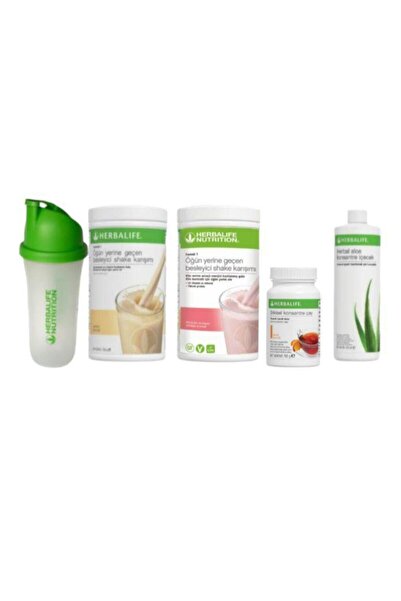 Herbalife Başlangıç Seti-26 1 Ahududulu 1 Vanilyalı 50g Şeftalili Çay Aleo İç...