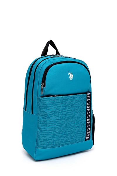 U.S. Polo Assn. Κομψή σχολική τσάντα Petrol Color