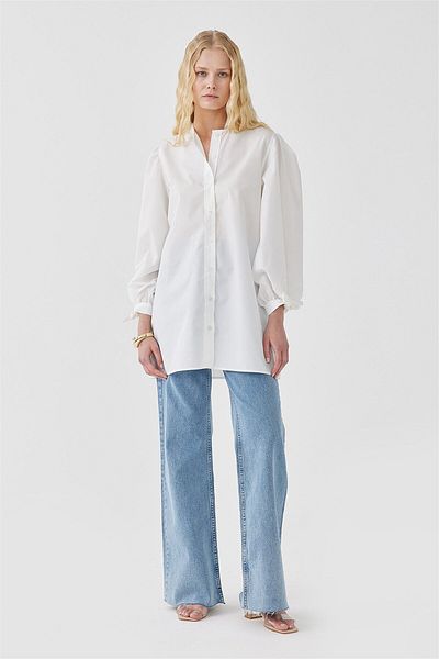 Suud Collection Ecru Women Modest Fashion Shirts Styles Prices
