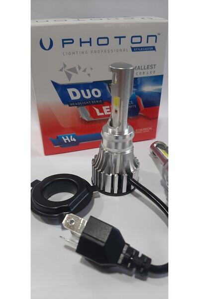 Photon Duo H4 Led Xenon 6000 Lümen 2023 Gri Seri