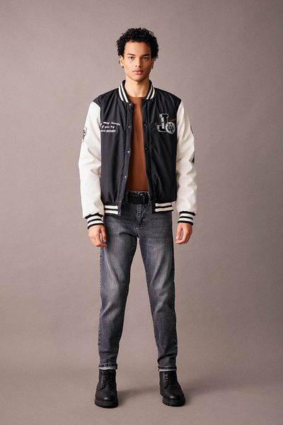 DeFacto Větruodolná bunda Oversize Fit College Collar Bomber
