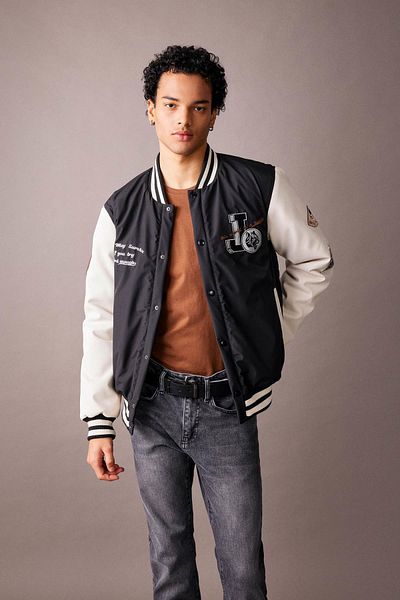 DeFacto Větruodolná bunda Oversize Fit College Collar Bomber