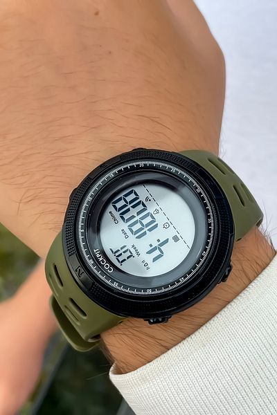 Cockpit DIGITAL MEN'S WATCH 5 ATM WATERPROOF