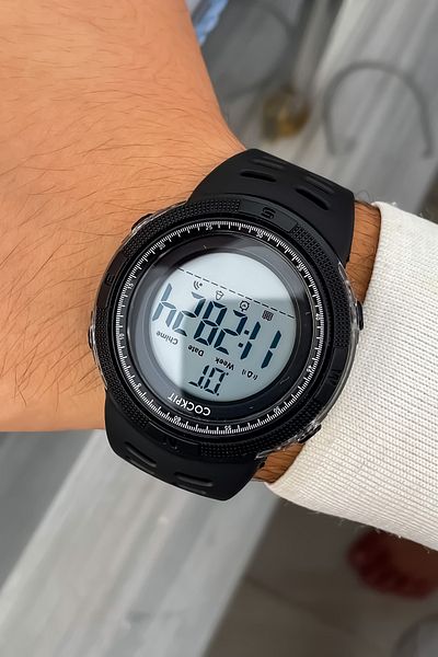 Cockpit DIGITAL MEN'S WATCH 5 ATM WATERPROOF