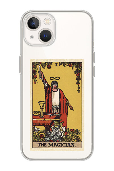shoptocase Iphone 15 Uyumlu The Magician Tarot Tasarımlı Premium Şeffaf Telef...