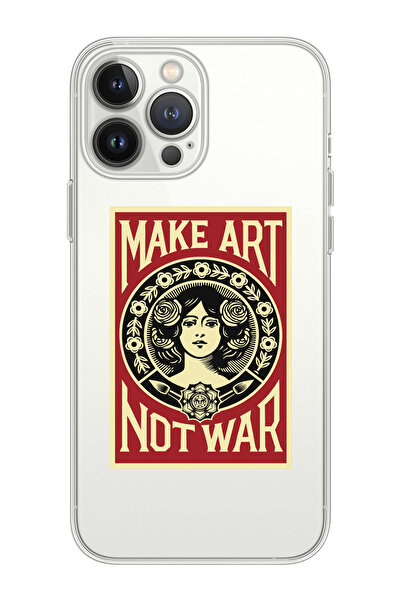 Premium Transparent Phone Case with Iphone 15 Pro Max Compatible Make Art Design