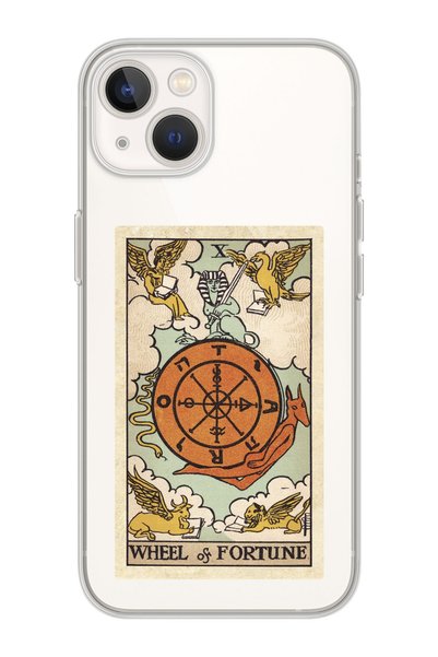 shoptocase حافظة هاتف شفافة ممتازة متوافقة مع هاتف Iphone 15 بتصميم Whell of ...