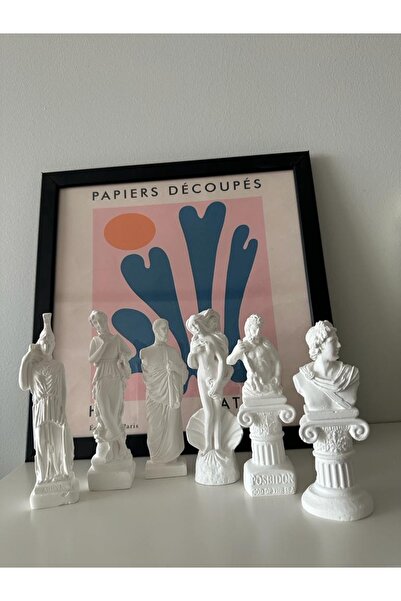 ALCSTORE İmosas Pazarlama Yunan Heykel 6'lı Set