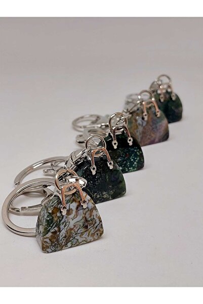 Yasamtohumu Брелок/підвіска у формі сумки з індійського агату