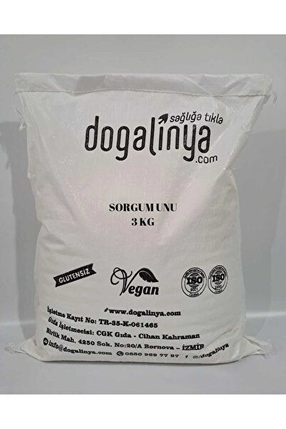 Doğalinya Glutensiz Sorgum Unu 3 Kg