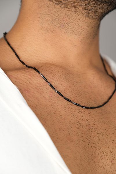 Jack Ferrero Men's Steel Necklace Guaranteed Not to Discolor