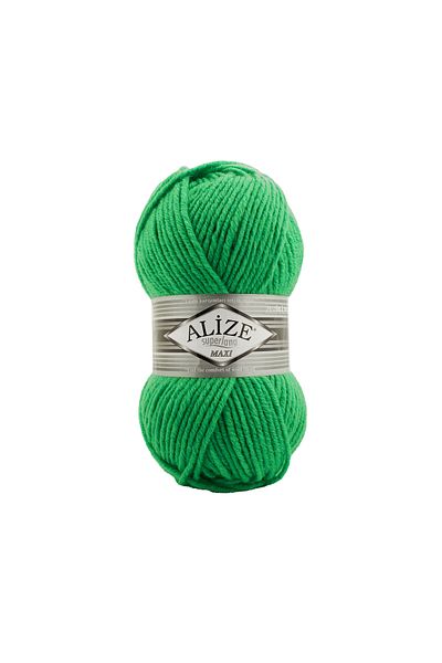 Alize Green Lal Superlana Maxi - Thick Hand Knitting Thread 455