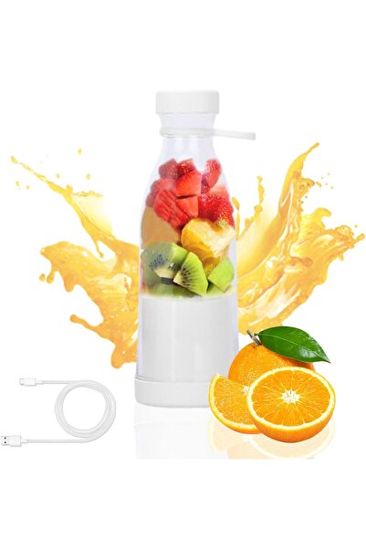 OBRAX Pratik El Blender 6 Bıçaklı Taşınabilir Sebze Meyve Doğrayıcı Içecek Ka...
