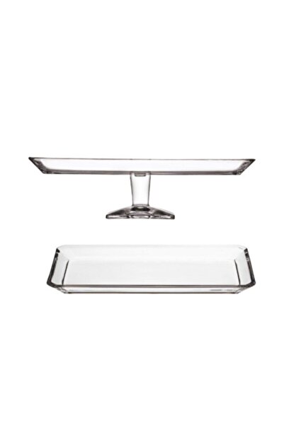 PAŞABAHÇE CAM Paşabahçe Nude Glamour Servis Tabağı Seti