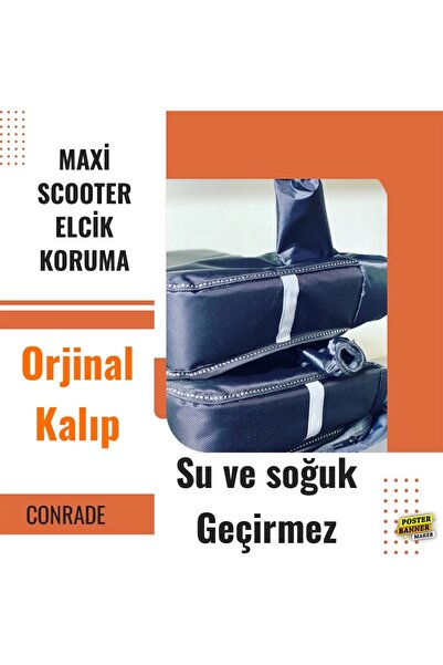 conrade Honda Pcx 125/155 Özel Kalıp Elcik El Koruma Su Geçirmez