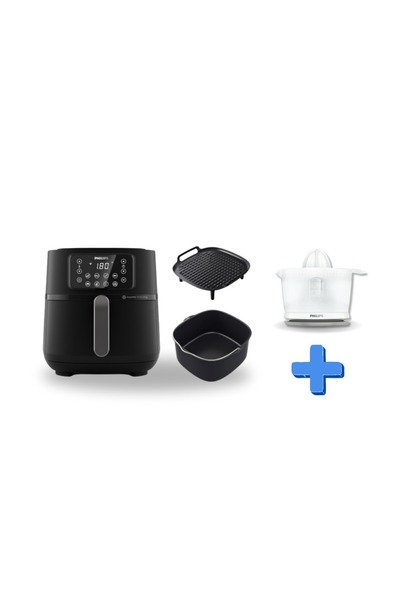 Philips Airfryer 5000 Serisi Xxl Connected Hd9285/96 + Daily Collection Narenciye Sıkacağı HR2738/00
