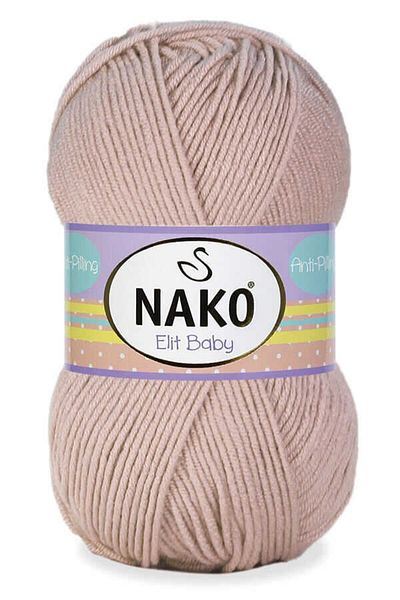 NAKO Elit Baby Non-Pilling Baby Floss Anti Pilling 5 τεμαχίων 12392 Μπεζ σε σκόνη