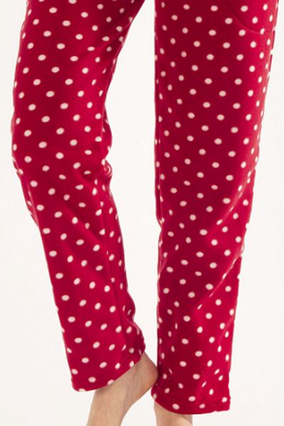 Altınay Luxury Fleece Pocketed Winter Women's Pajama Bottoms ra2