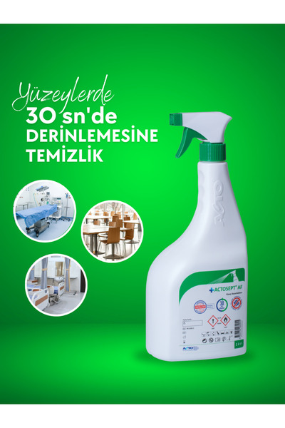 Acto Sept Af 1l /alkollü Hızlı Yüzey Dezenfektanı - 30 Saniyede Etkili