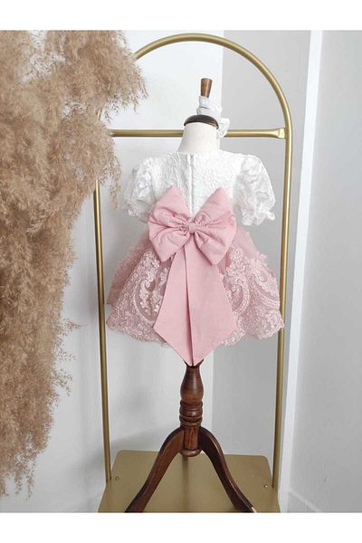 Hobidik Baby Kids Beaded Fluffy Dress