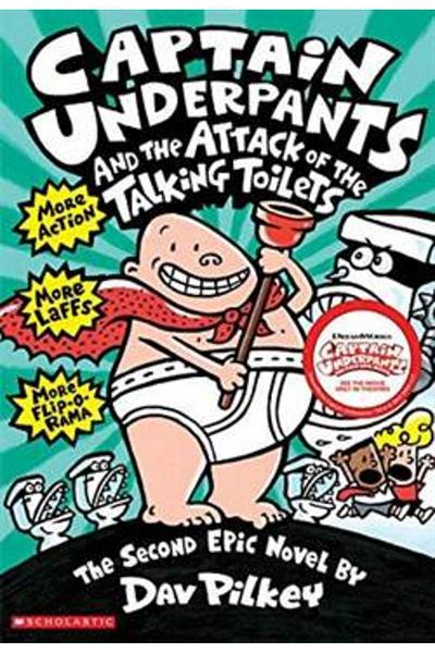 Scholastic Captain Underpants and the Attack of the Talking Toilets (Captain Underpants 2)