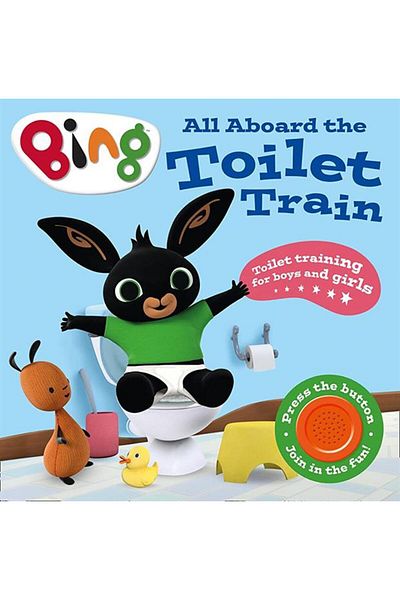 Harper Collins USA Bing — ALL ABOARD THE TOILET TRAIN!: A Noisy Bing Book [note-US, note-CA]