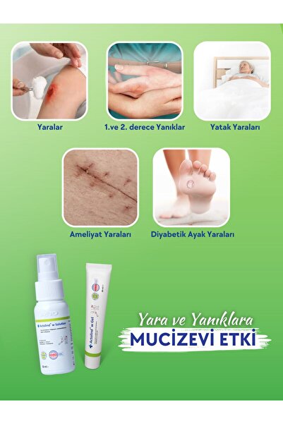 Actolind W SOLUTION 50 ML & ACTOLIND W GEL 30 ML (YARA İYİLEŞTİRME SOLÜSYONU VE JELİ)
