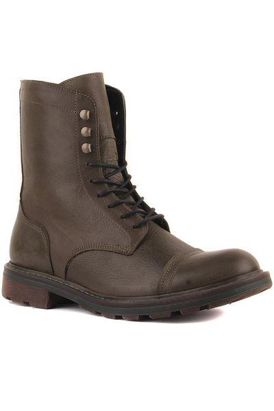 SailLakers - Khaki Leather Men's Boots