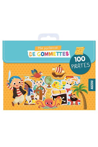 Auzou Ma pochette de gommettes - 100 pirates