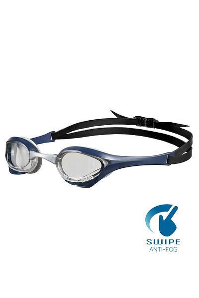 ARENA Cobra Ultra Swipe Dark Blue/Transparent/Grey Swimming Goggles, Training Glasses