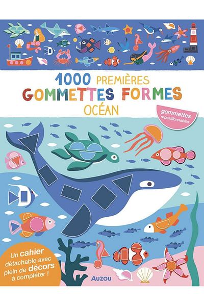 Auzou 1000 Premières gommettes formas ocean