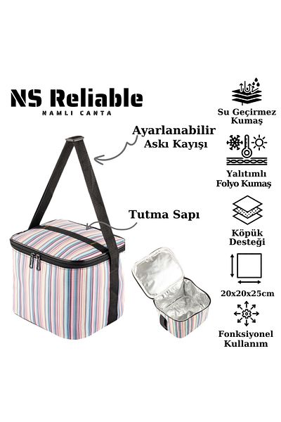 NS reliable 10 Lt термос за охлаждане Къмпинг Пикник Изолирана термочанта със закачалка, която държи горещо и студено