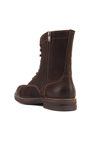 SailLakers - Καφέ ανδρικές μπότες Nubuck 102-2871-41300