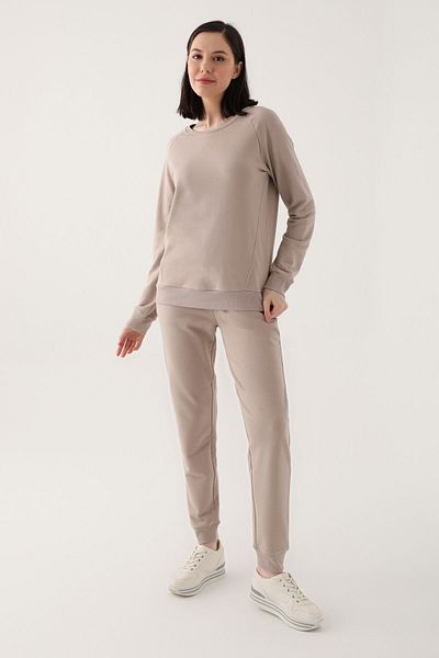 Arnetta Women's Cream Tracksuit Set