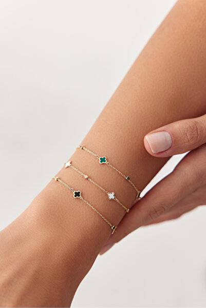 ADOR Altın Yonca Bileklik